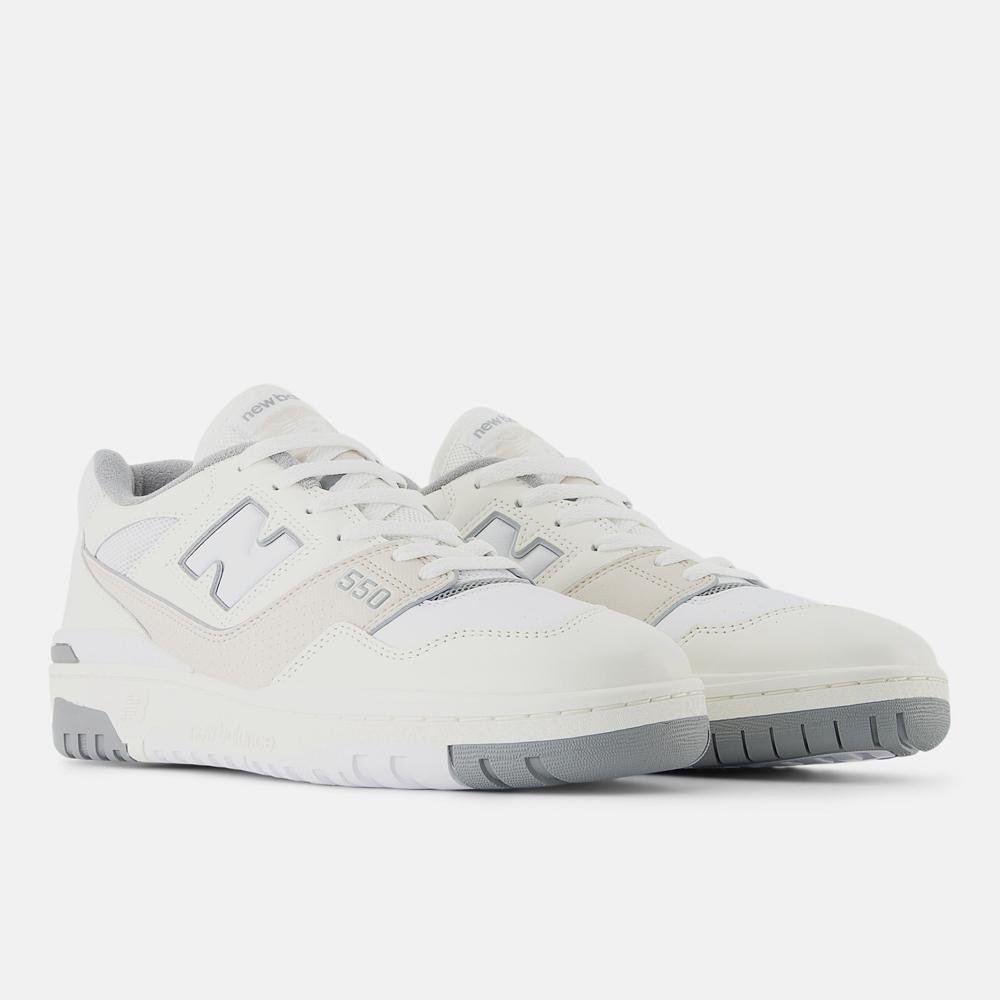 Tênis New Balance 550 Masculino Branco/Cinza 4