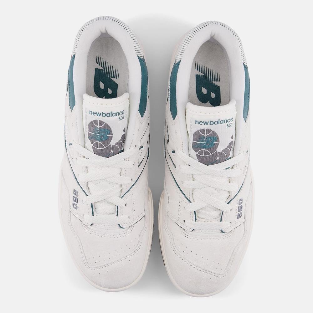 Tênis New Balance 550 Feminino Branco/Verde 3
