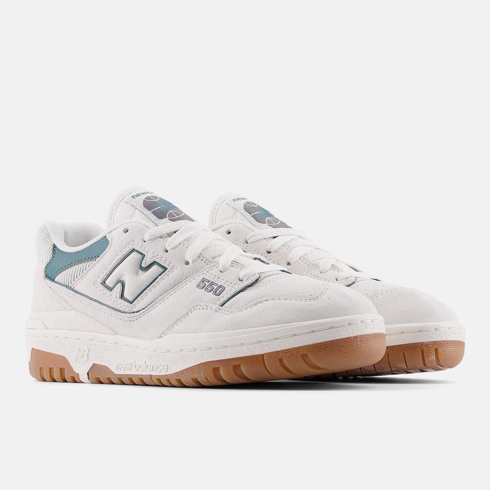 Tênis New Balance 550 Feminino Branco/Verde 4