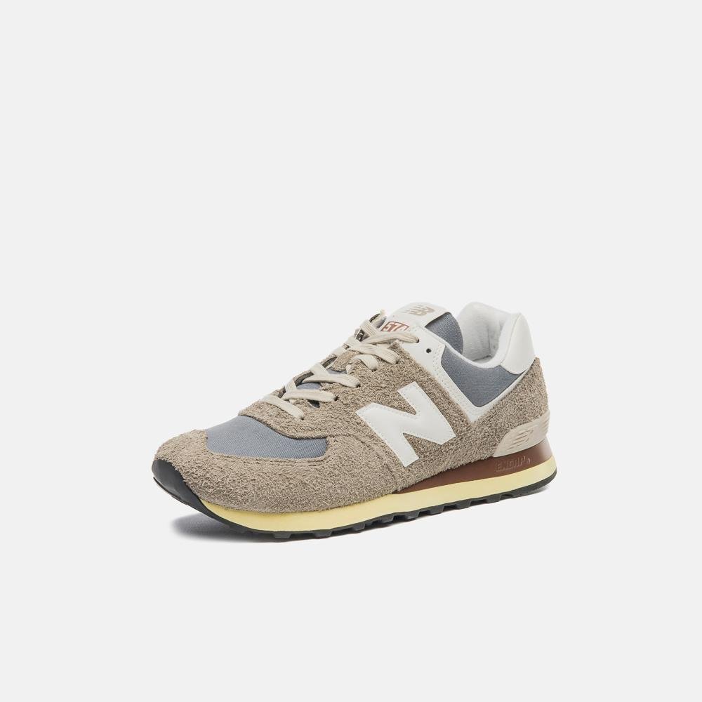 Tênis New Balance 574v2 Unisex Cinza/Bege 3
