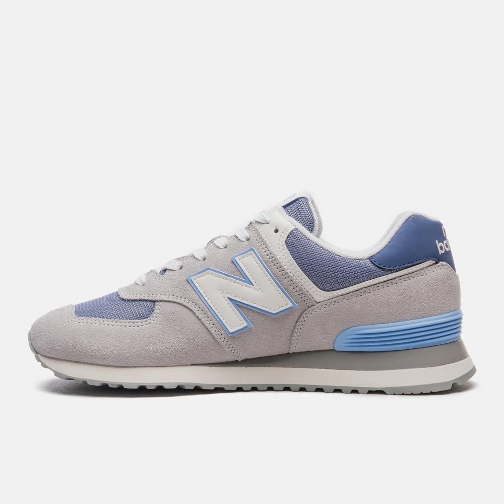 Tênis New Balance 574v2 Unisex Cinza/Azul 2