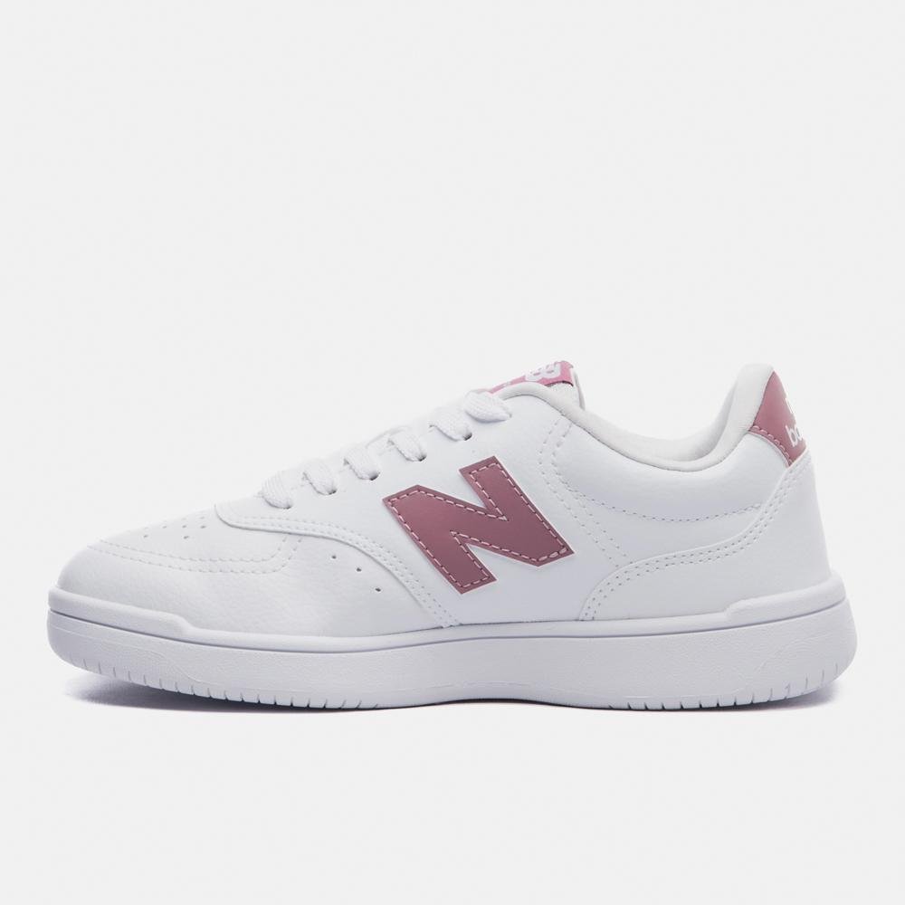 Tênis New Balance Bb80 Unisex Branco/Rosa 2