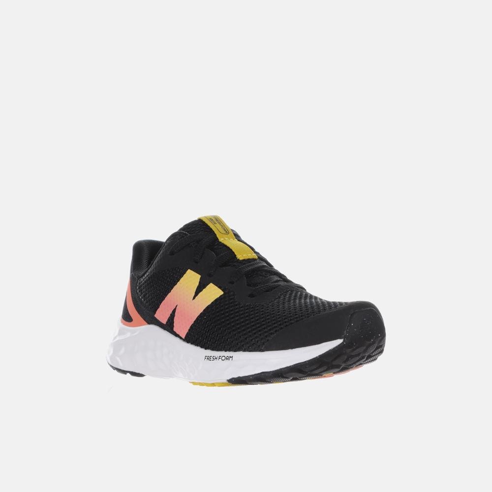 Tênis New Balance Fresh Foam Arishi V4 Infantil Preto/Laranja 4