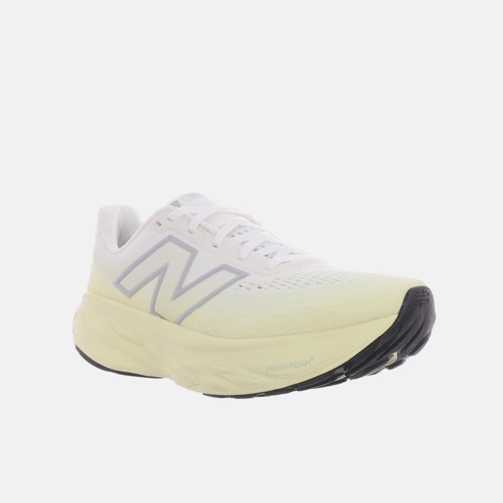 Tênis New Balance Fresh Foam X 1080 V14 Feminino Branco/Amarelo 4