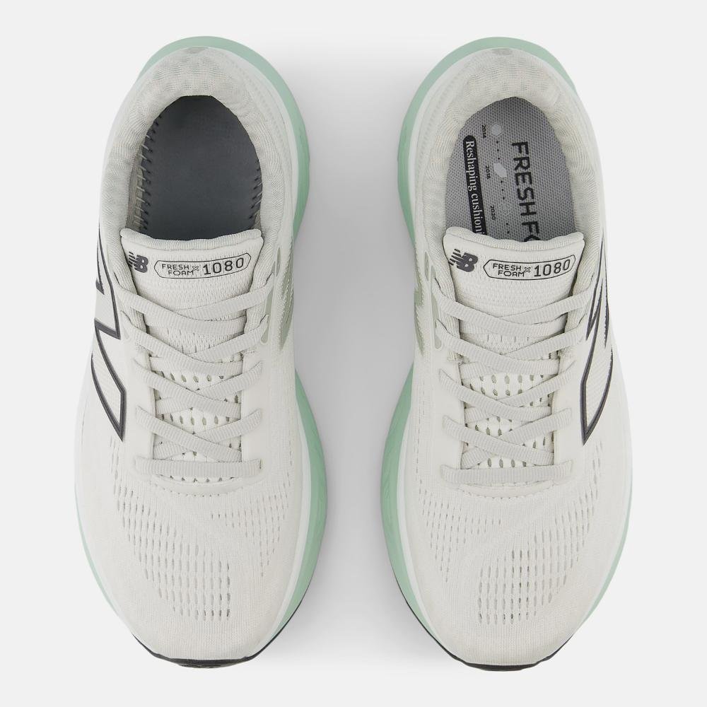 Tênis New Balance Fresh Foam X 1080 V14 Feminino Branco/Verde 3