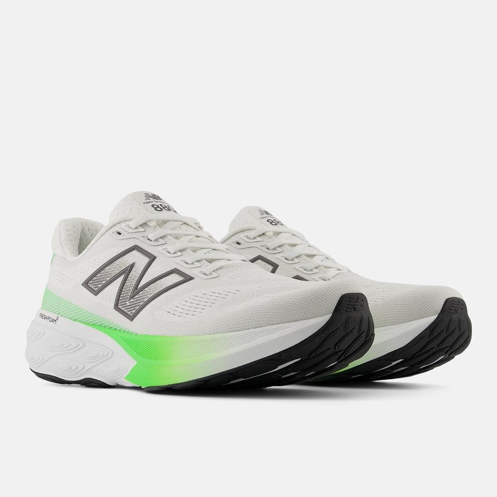 Tênis New Balance Fresh Foam X 880v15 Masculino Branco/Verde 4