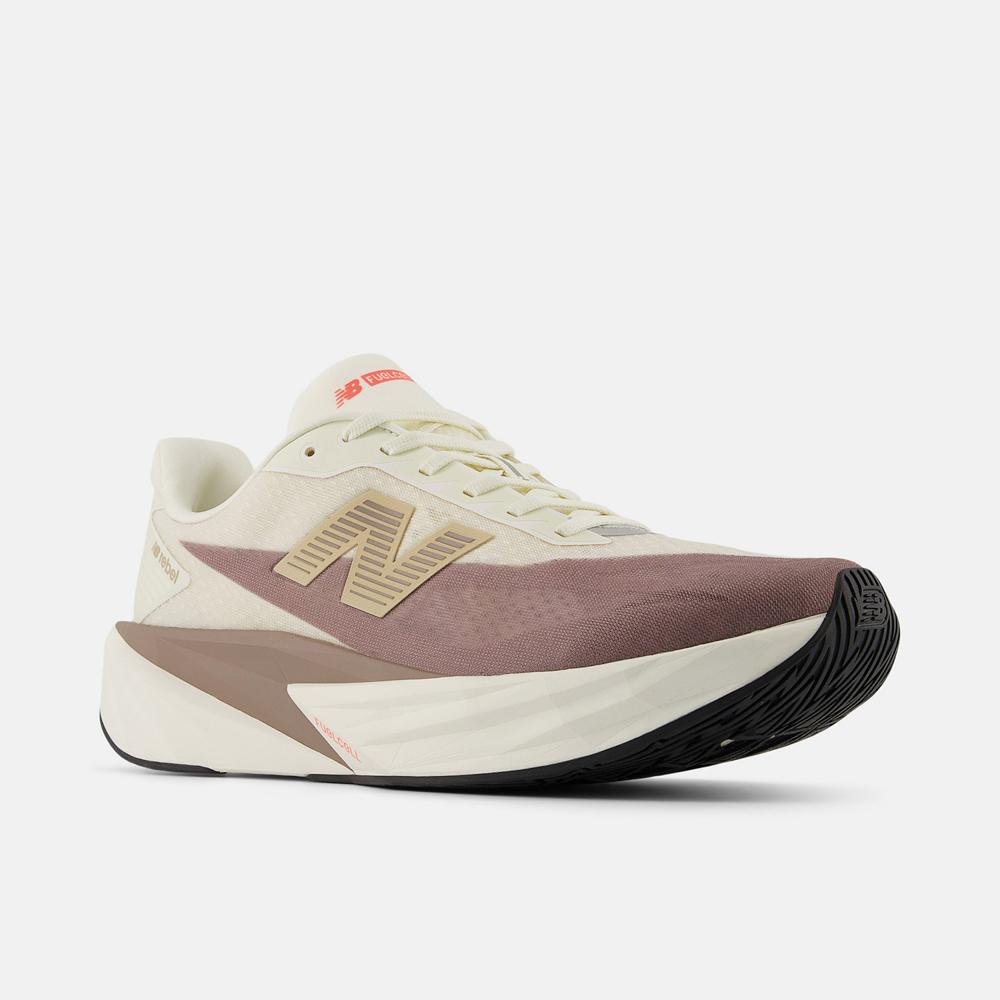 Tênis New Balance Fuelcell Rebel V5 Masculino Bege/Marrom 4