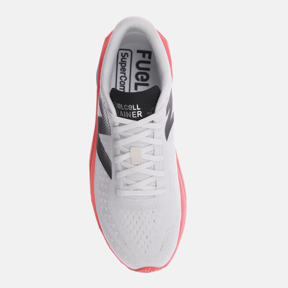 Tênis New Balance Fuelcell Supercomp Trainer V3 Masculino Branco/Preto/Laranja 3