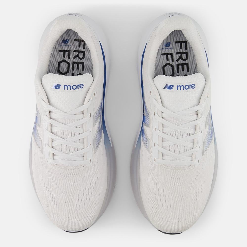 Tênis New Balance Fresh Foam X More V6 Masculino Branco/Azul 3
