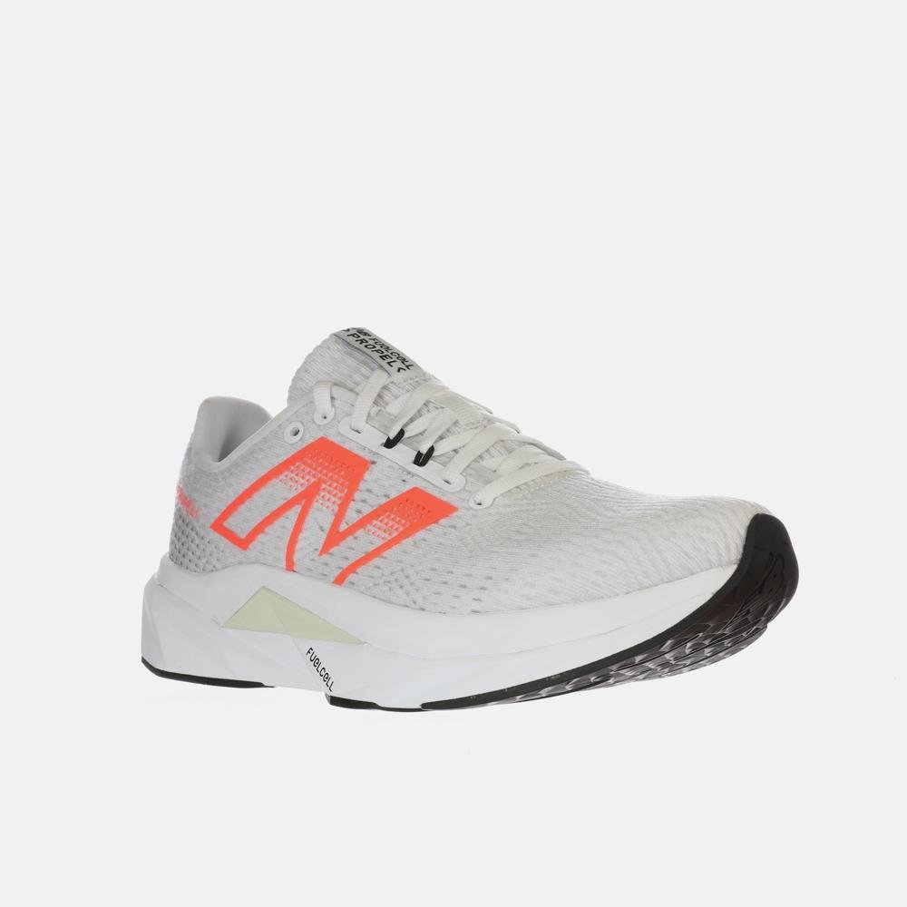Tênis New Balance Fuelcell Propel V5 Feminino Branco/Laranja 4
