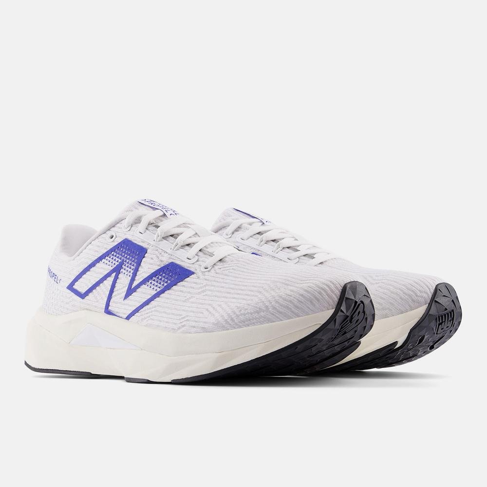 Tênis New Balance Fuelcell Propel V5 Masculino Branco/Azul 4