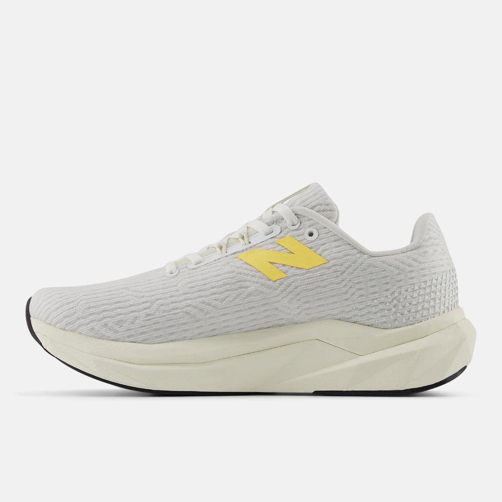 Tênis New Balance Fuelcell Propel V5 Feminino Branco/Amarelo 2