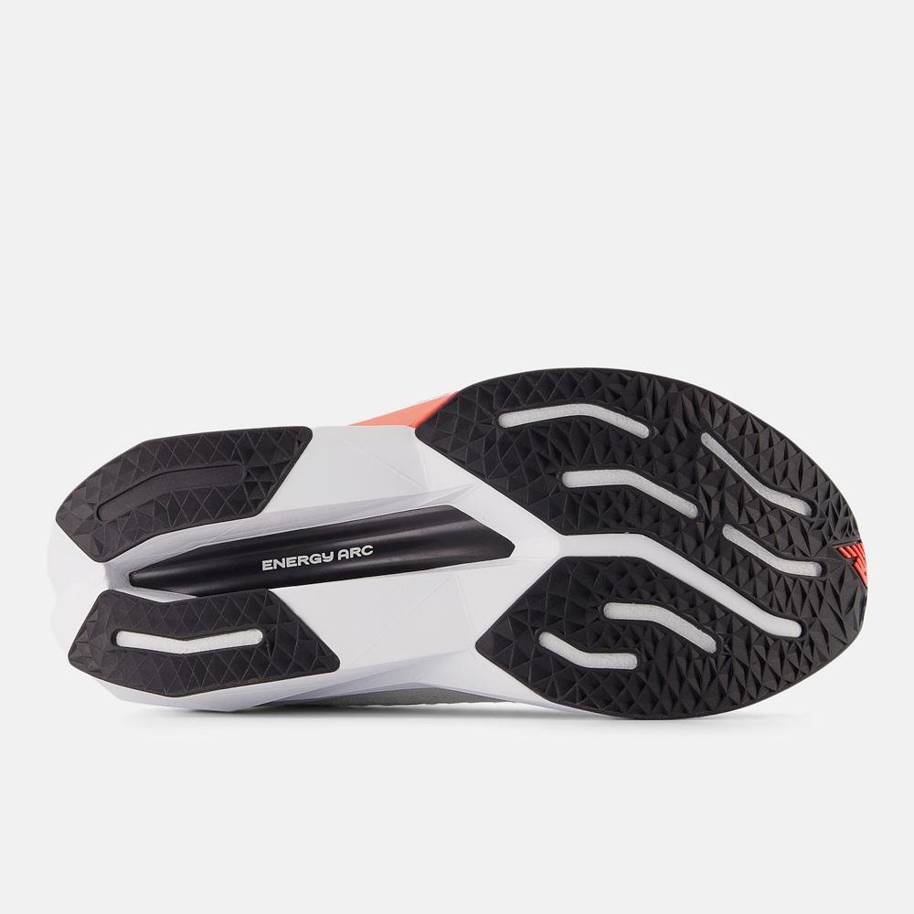Tênis New Balance Fuelcell Supercomp Trainer V3 Feminino Branco/Preto/Laranja 5