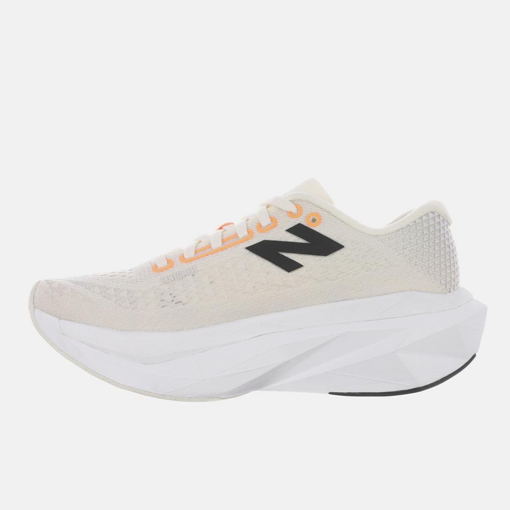 Tênis New Balance Fuelcell Supercomp Trainer V3 Feminino Branco/Preto/Laranja 2