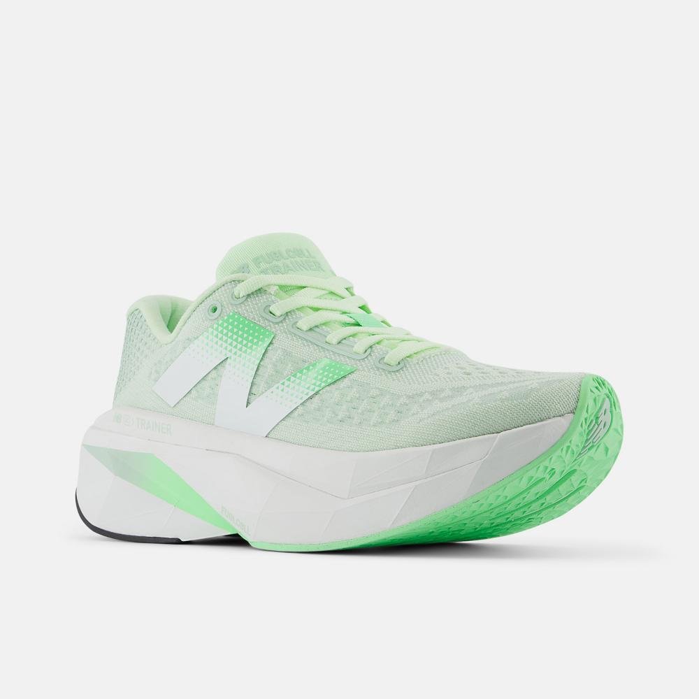 Tênis New Balance Fuelcell Supercomp Trainer V3 Feminino Verde 4