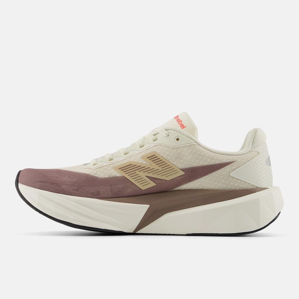 Tênis New Balance Fuelcell Rebel V5 Feminino Bege/Marrom 2