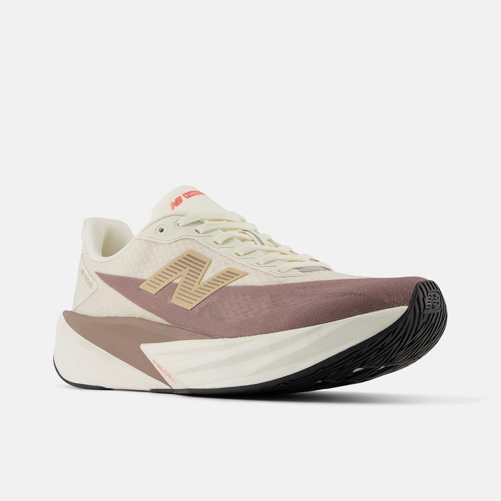 Tênis New Balance Fuelcell Rebel V5 Feminino Bege/Marrom 4