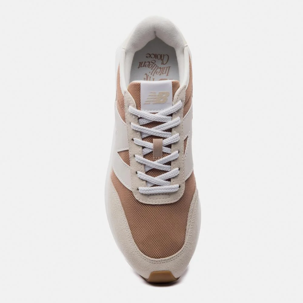 Tênis New Balance 370v1 Unisex Bege/Marrom 3