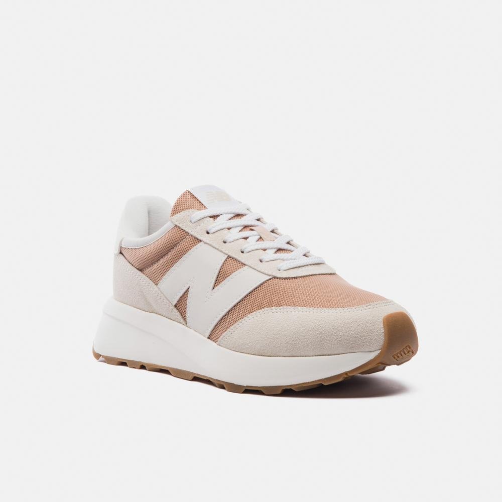 Tênis New Balance 370v1 Unisex Bege/Marrom 4