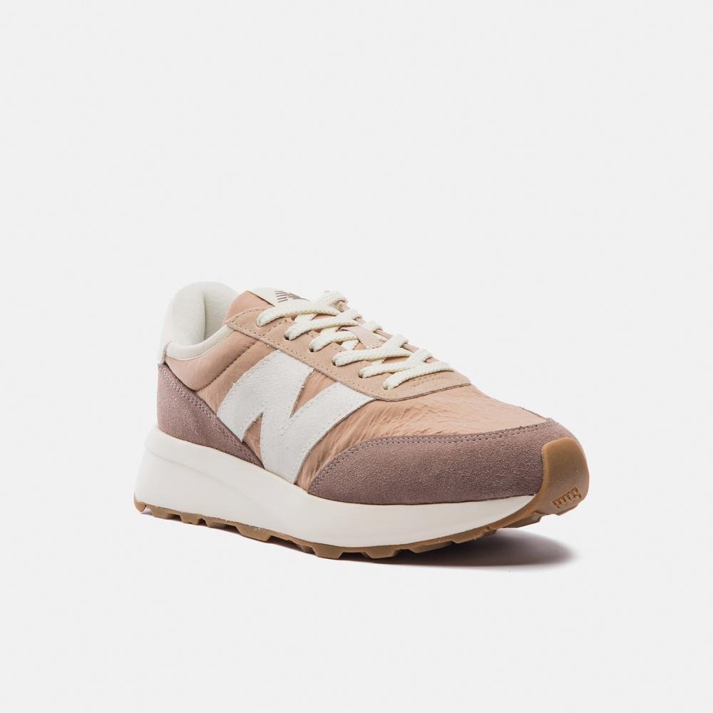 Tênis New Balance 370v1 Unisex Bege/Marrom 4