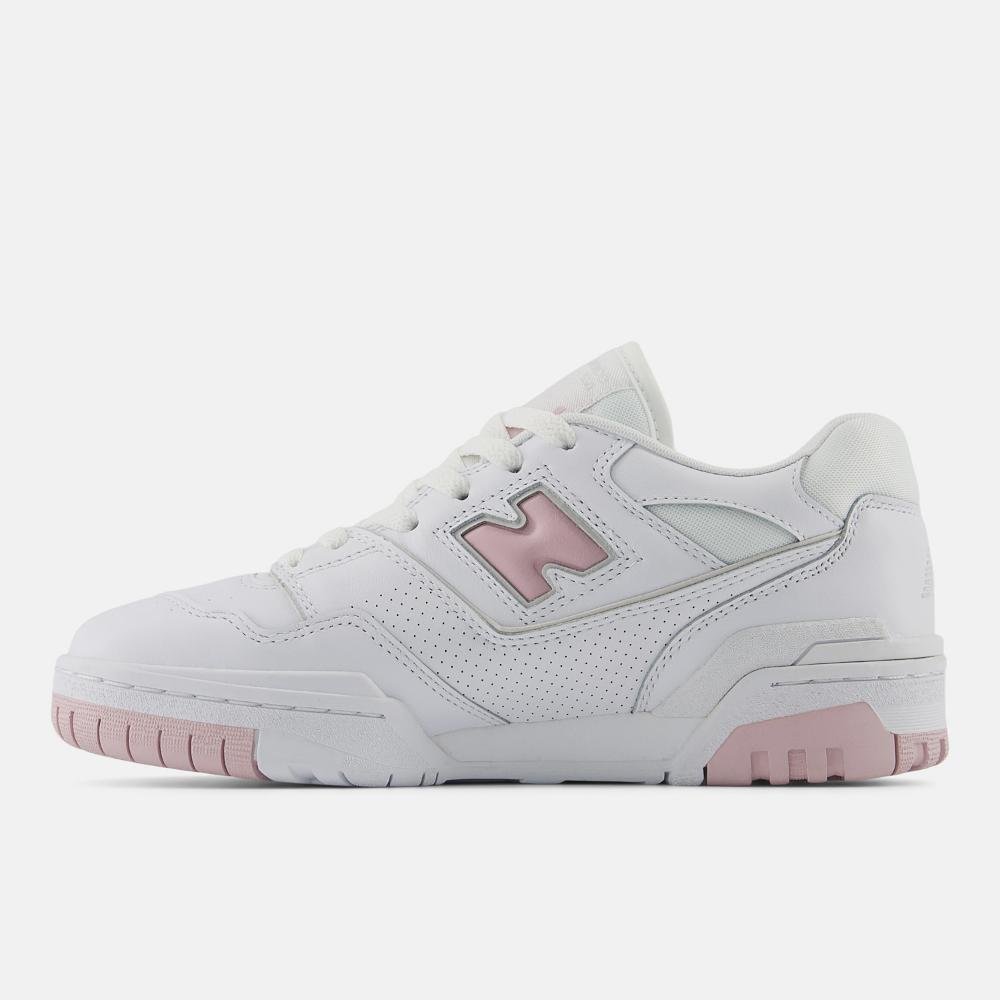 Tênis New Balance 550 Feminino Branco/Rosa 2