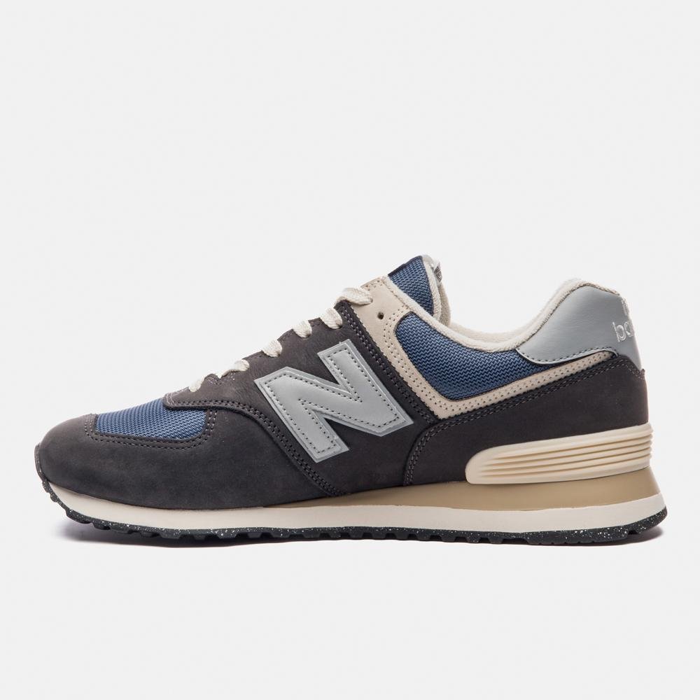 Tênis New Balance 574v2 Unisex Preto/Azul 2