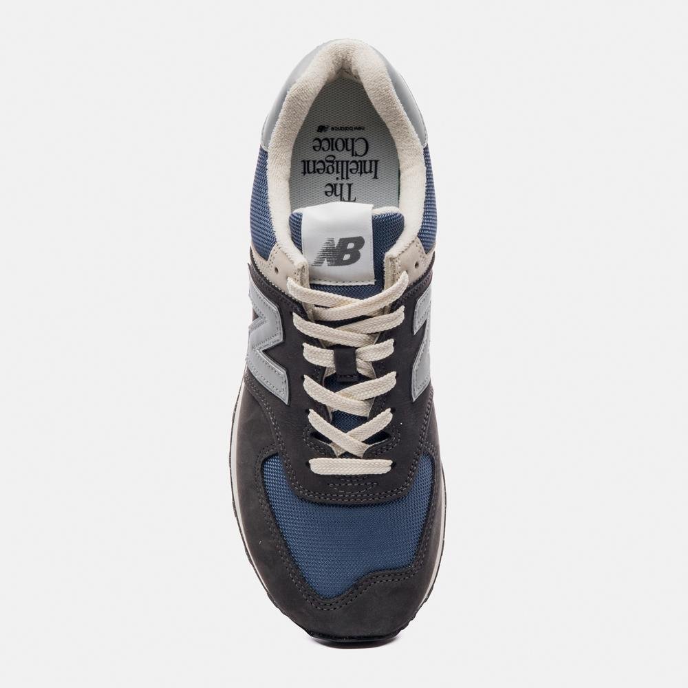 Tênis New Balance 574v2 Unisex Preto/Azul 3