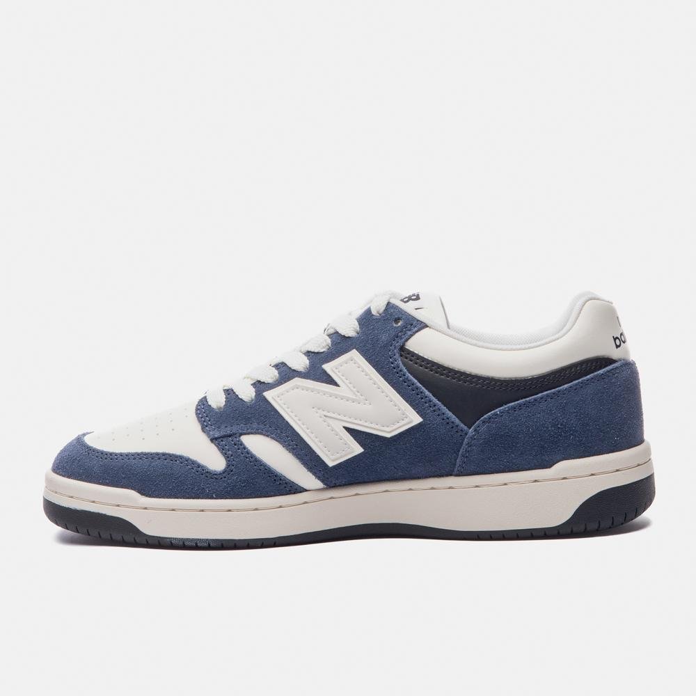 Tênis New Balance 480 Low Unisex Azul/Branco 2