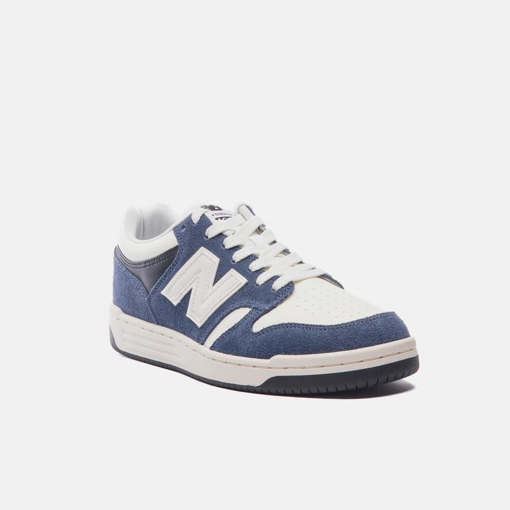 Tênis New Balance 480 Low Unisex Azul/Branco 4