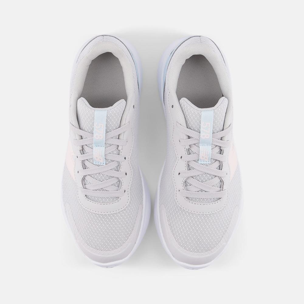Tênis New Balance 578 Juvenil Cinza/Rosa 3
