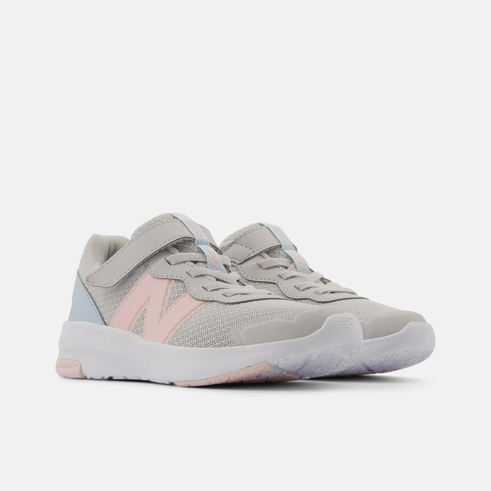Tênis New Balance 578 Velcro Infantil Cinza/Rosa 4