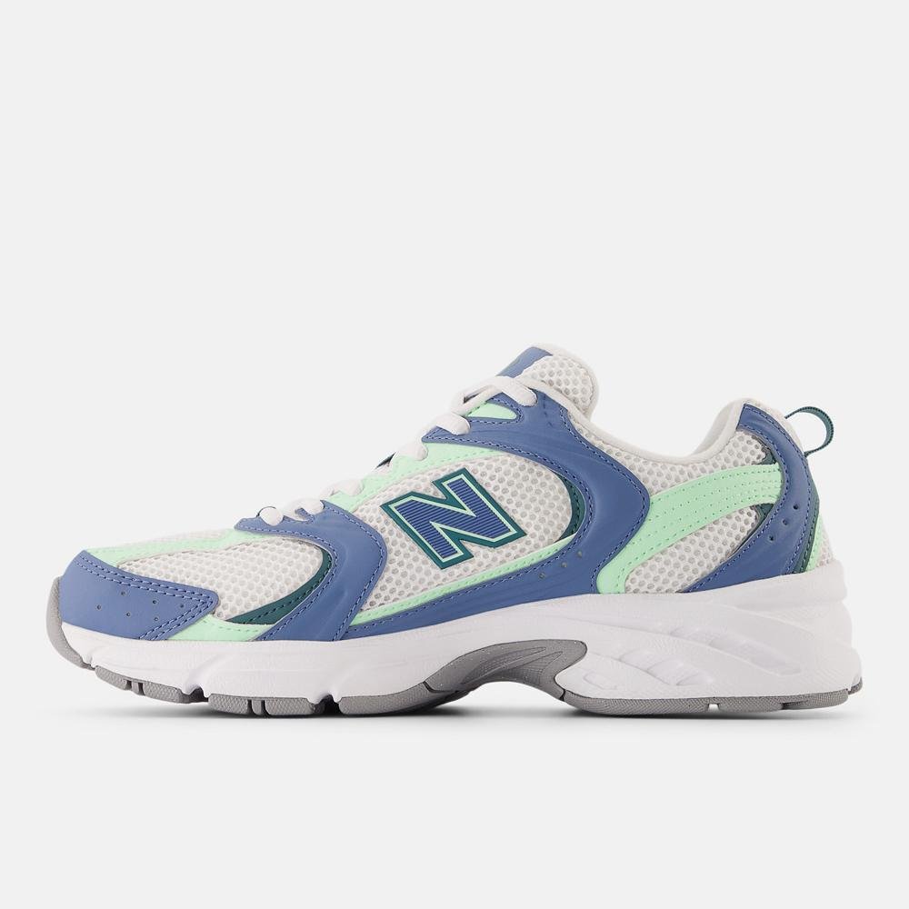 Tênis New Balance 530 Unisex Branco/Azul/Verde 2