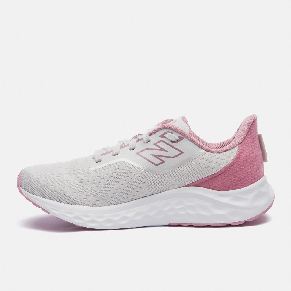 Tênis New Balance Fresh Foam Arishiv4 Feminino Branco/Rosa 2