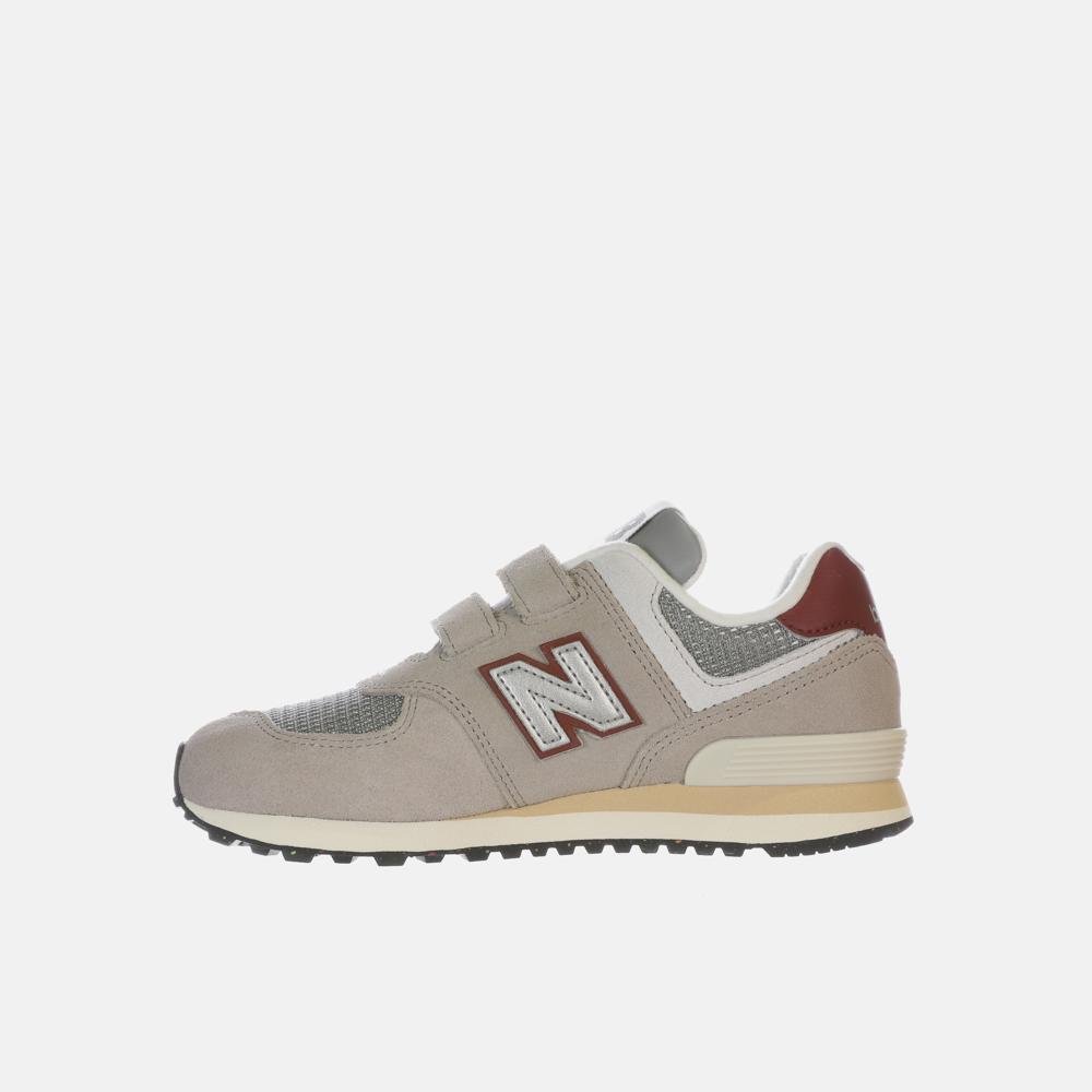 Tênis New Balance 574 Velcro Infantil Bege 2