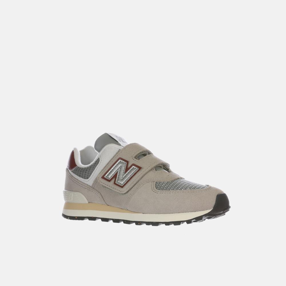 Tênis New Balance 574 Velcro Infantil Bege 4