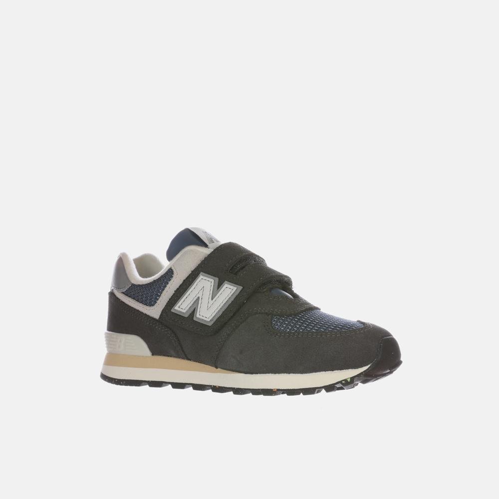 Tênis New Balance 574 Velcro Infantil Cinza 4