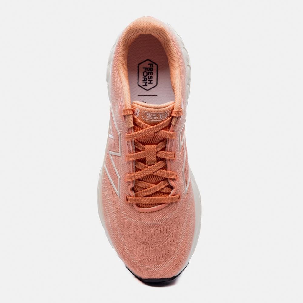 Tênis New Balance Fresh Foam 680v8 Feminino Laranja 3
