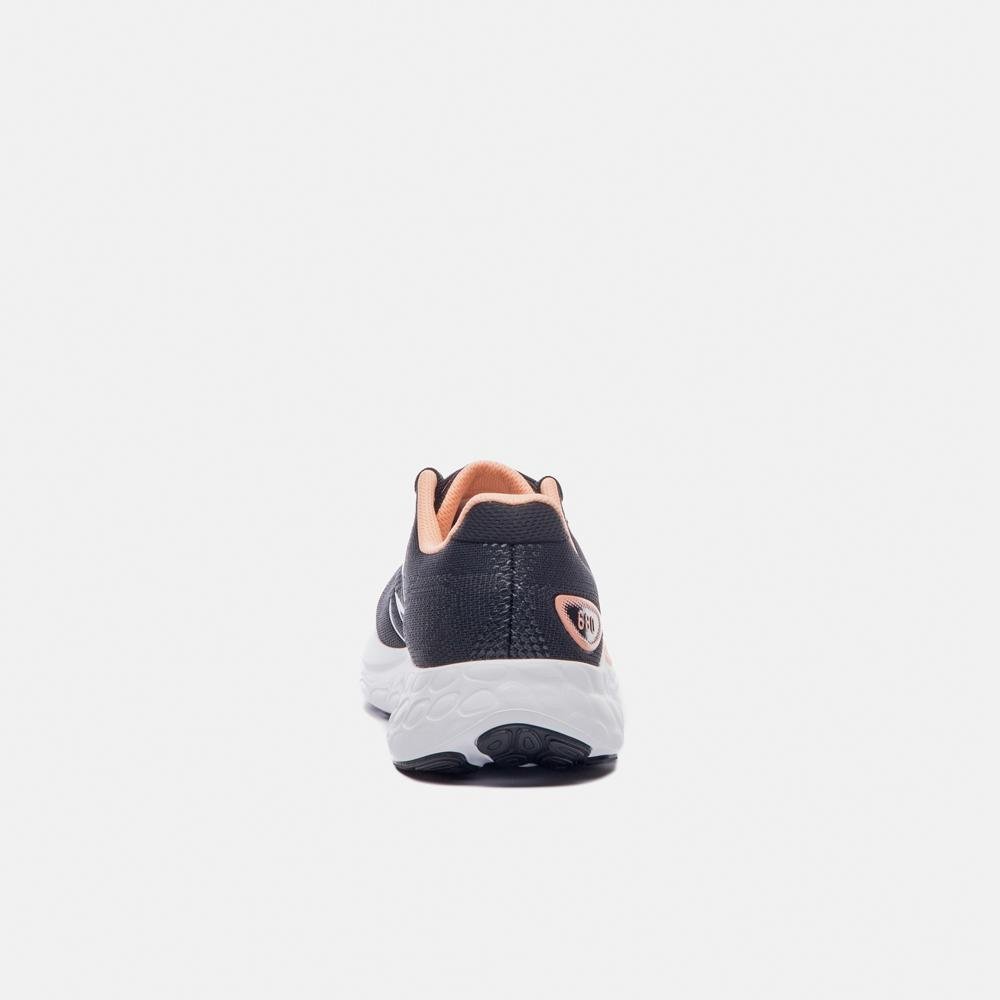 Tênis New Balance Fresh Foam 680v8 Feminino Preto/Laranja 6