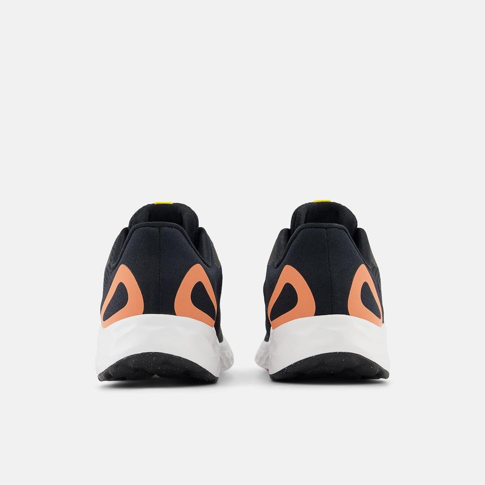 Tênis New Balance Fresh Foam Arishi V4 Juvenil Preto/Laranja 6