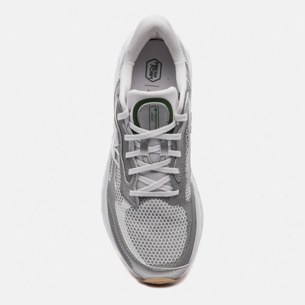 Tênis New Balance Fresh Foam Arishiv4 Masculino Branco/Cinza 3