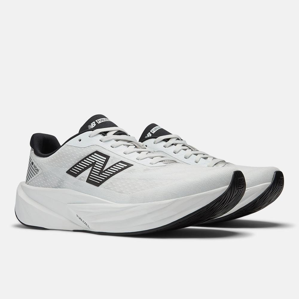 Tênis New Balance Fuelcell Rebel V5 Masculino Branco/Cinza 4