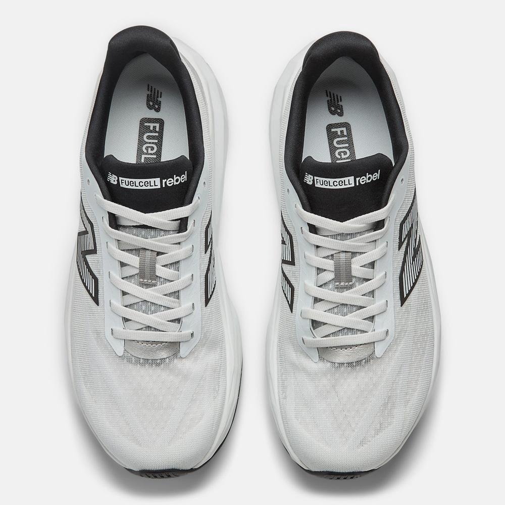 Tênis New Balance Fuelcell Rebel V5 Masculino Branco/Cinza 3