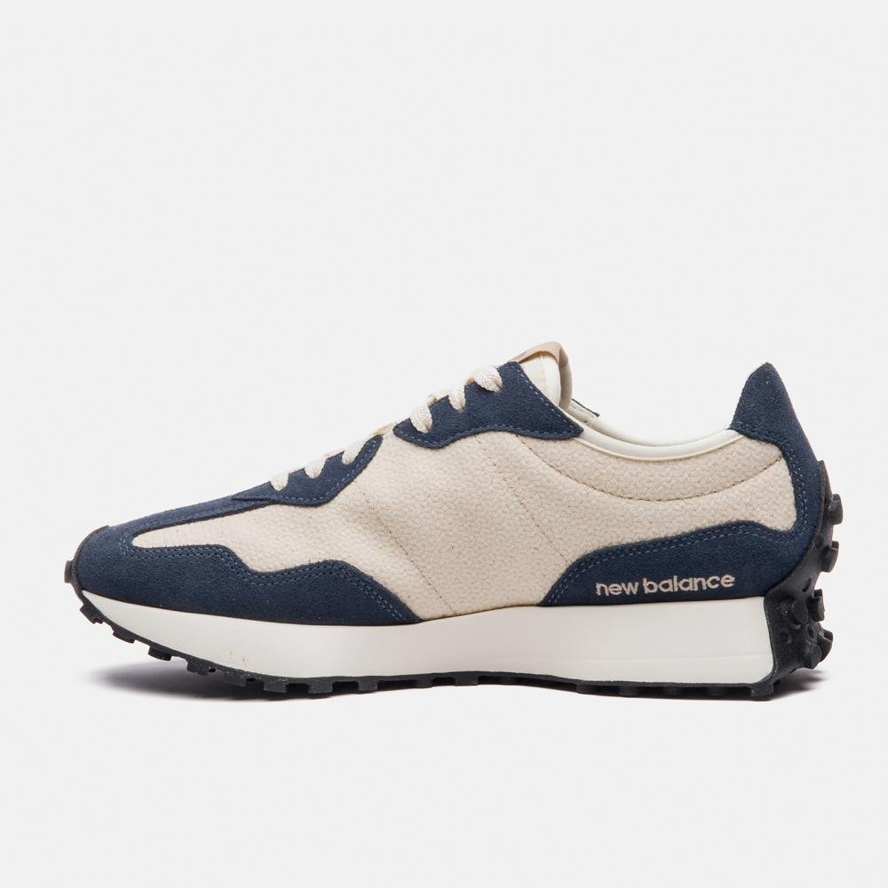 Tênis New Balance 327v1 Unisex Bege/Azul Marinho 2