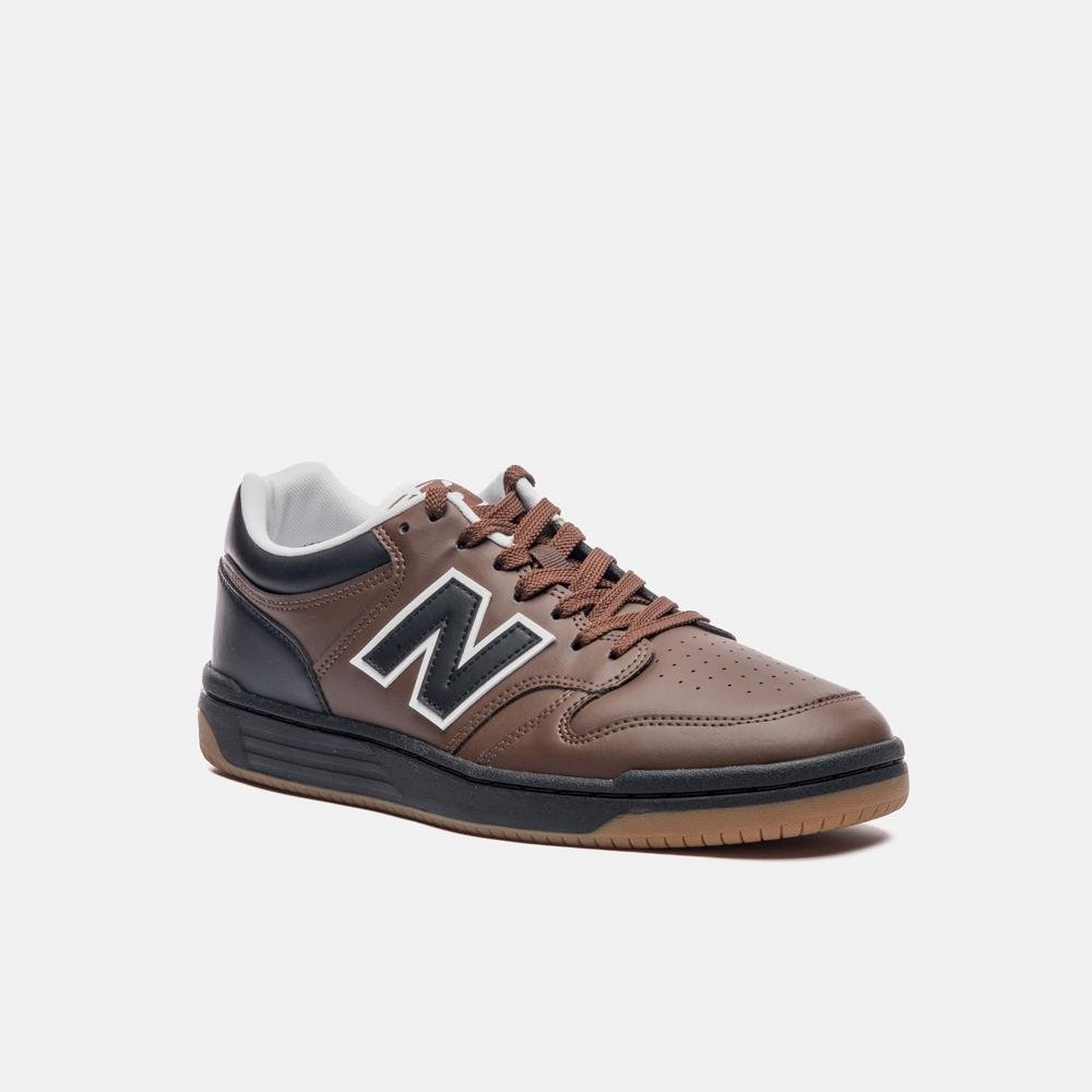 Tênis New Balance 480 Low Unisex Marrom 4