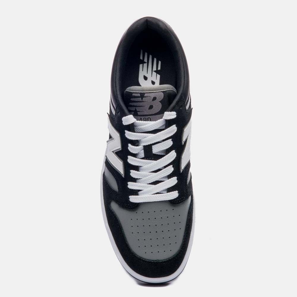 Tênis New Balance 480 Low Unisex Preto 3