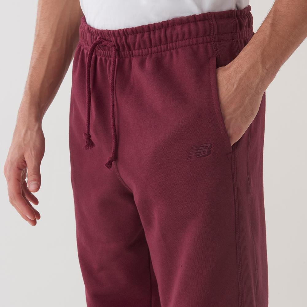 Calça Athletics Small Logo Masculina Bordô 4