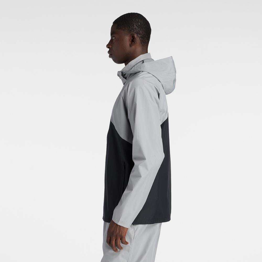 Jaqueta Active Woven Masculina Preto/Cinza 2
