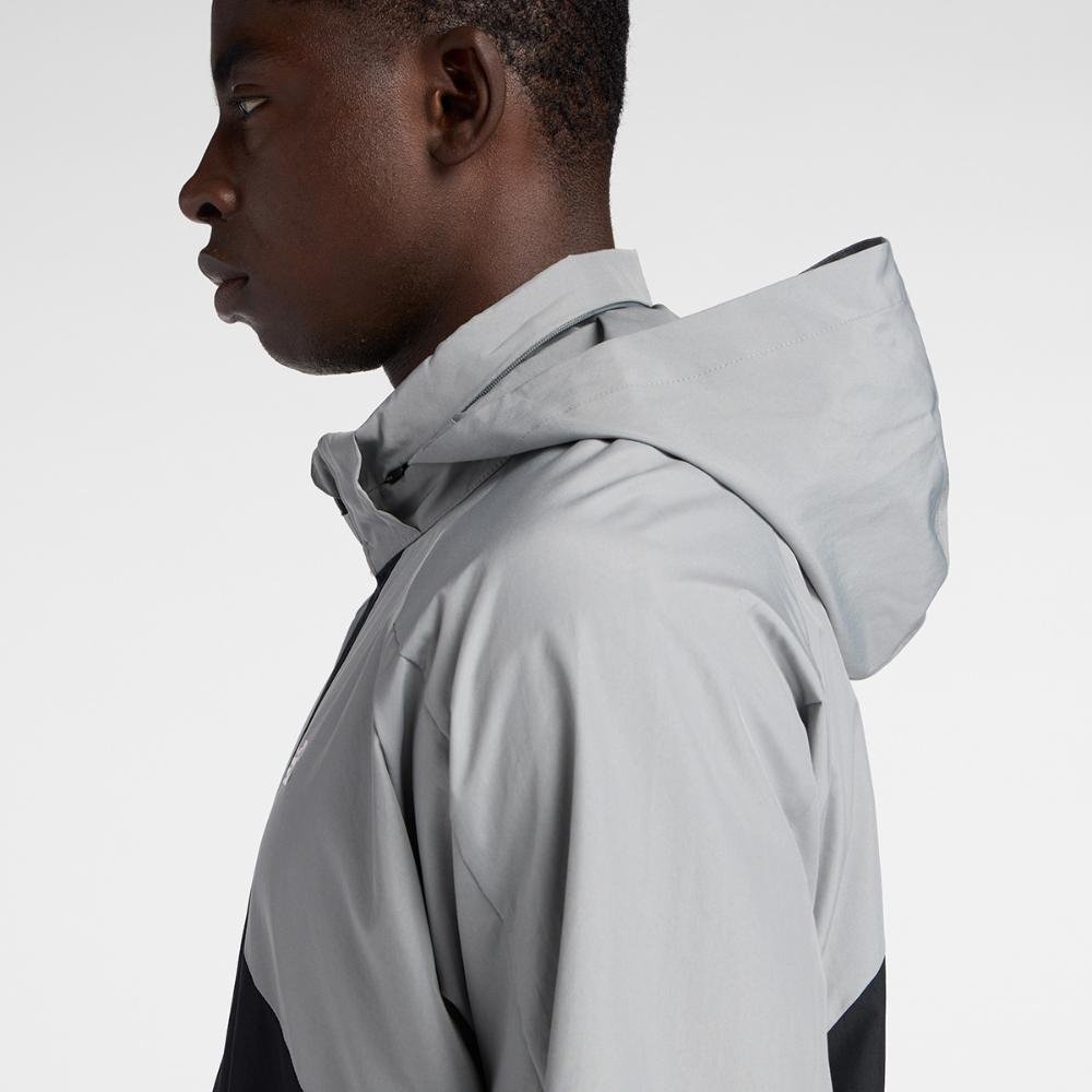 Jaqueta Active Woven Masculina Preto/Cinza 3