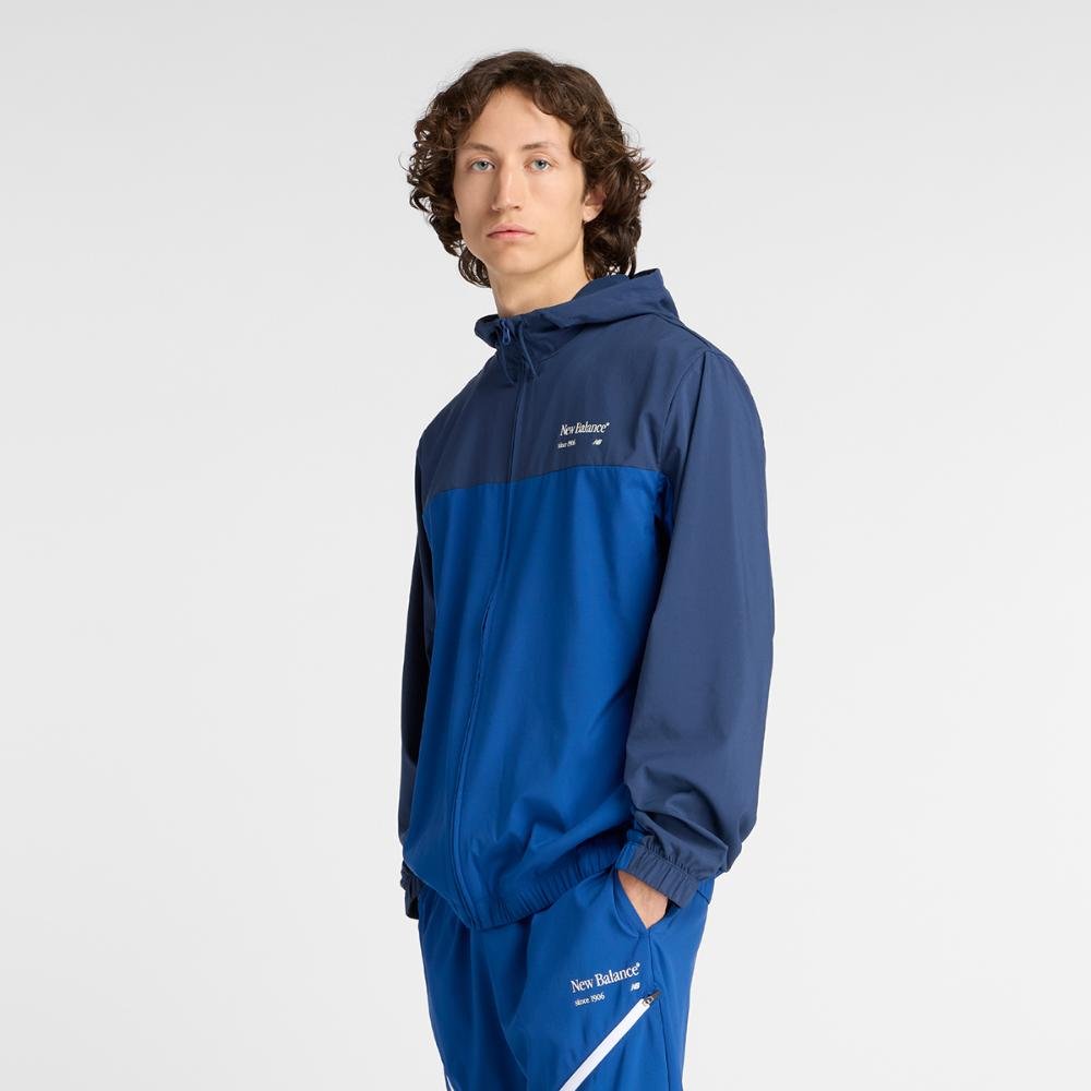 Jaqueta Reimagined Woven Graphic Masculina Azul 2