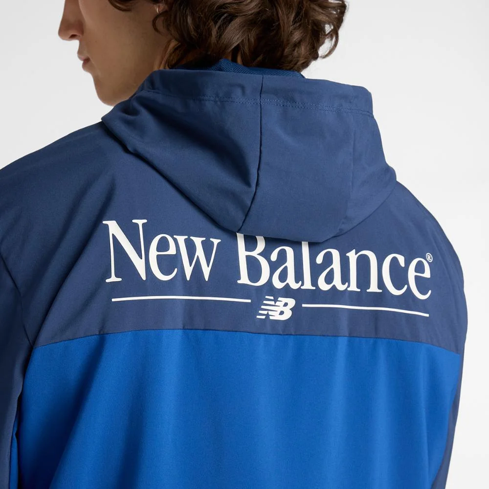 Jaqueta Reimagined Woven Graphic Masculina Azul 5